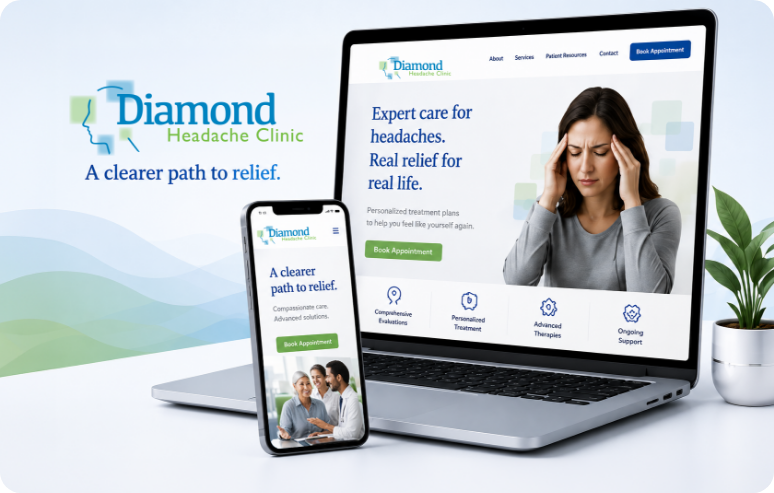 Diamond Headache Clinic Brand System